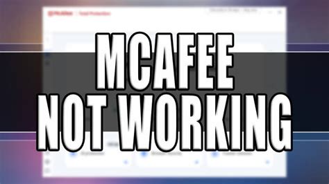 mcafee oops something went wrong|How To Fix McAfee Security Not Working Or Opening (Problems With .
